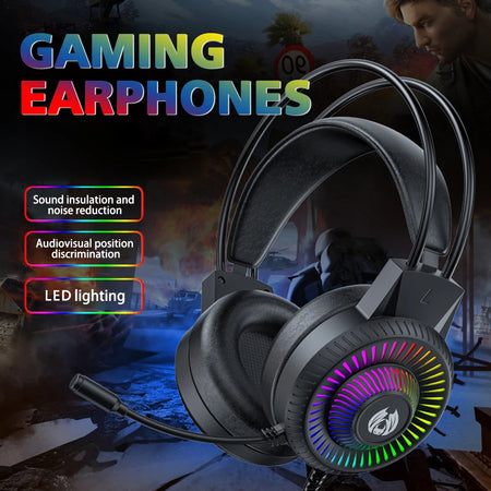 3.5mm fone de ouvido com fio usb gaming headset pc 7.1 estéreo baixo capacete com microfone luz led para computador portátil gamer