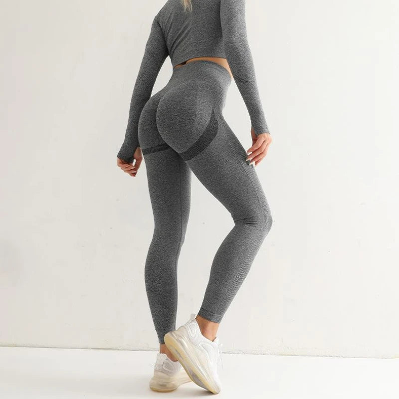 Leggings de yoga esporte feminino fitness legging sem costura treino moda push up leggings ginásio roupas femininas dropshipping